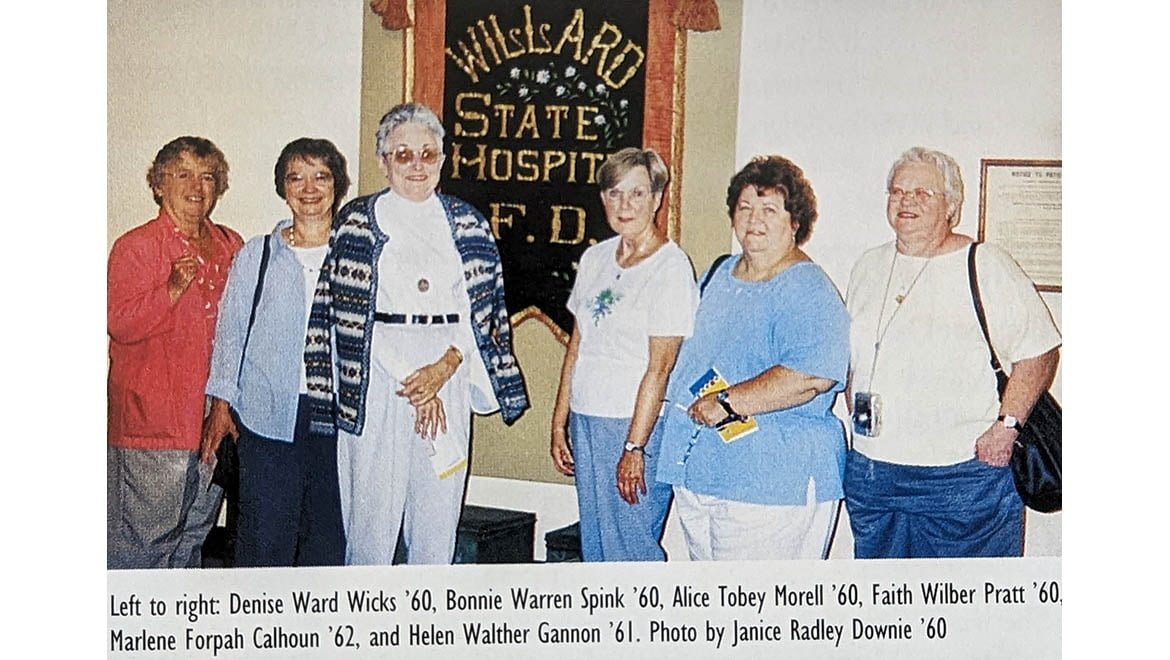 Hartwick College nursing alumni at Willard State Hospital, 2004