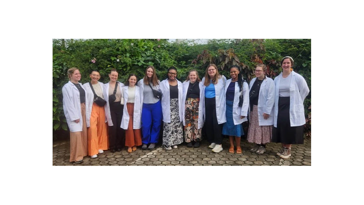 Hartwick College student teachers in Rwanda