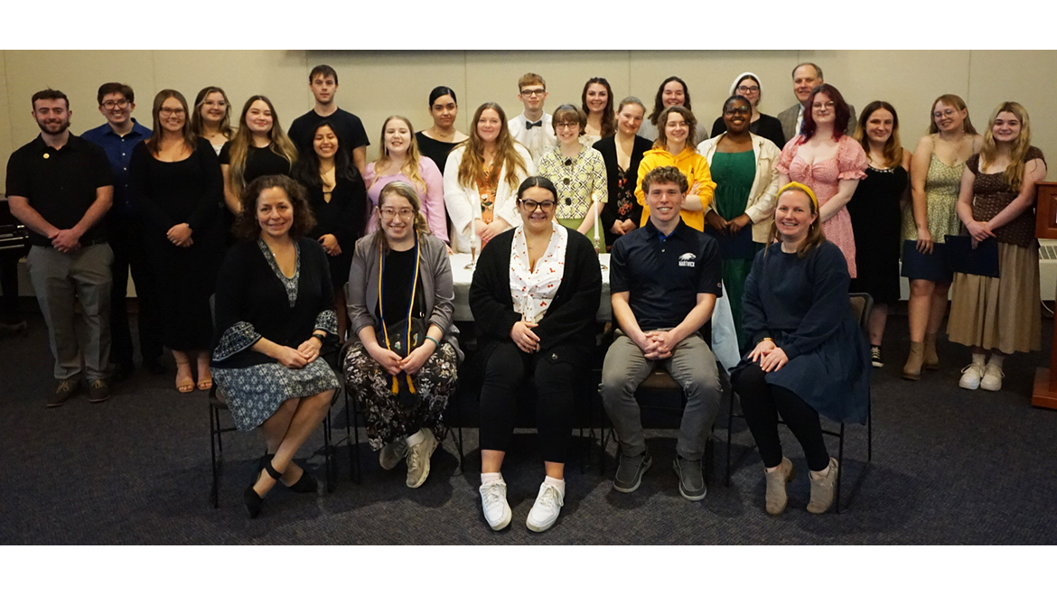 Hartwick College Inductee Class 2024 of Delta Alpha Pi, Eta Mu Chapter International Honor Society