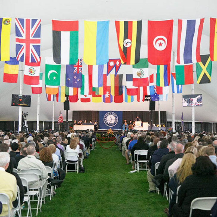 Hartwick College Commencement Ceremony Tent