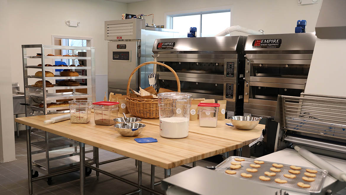 Inside the new Hartwick College Center for Craft Food & Beverage Baking Innovation Lab