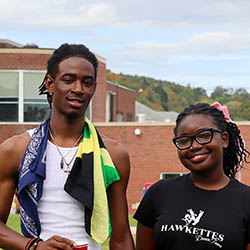 Hartwick College students Avontae Palmer '27 and Sarah Matumbura '26