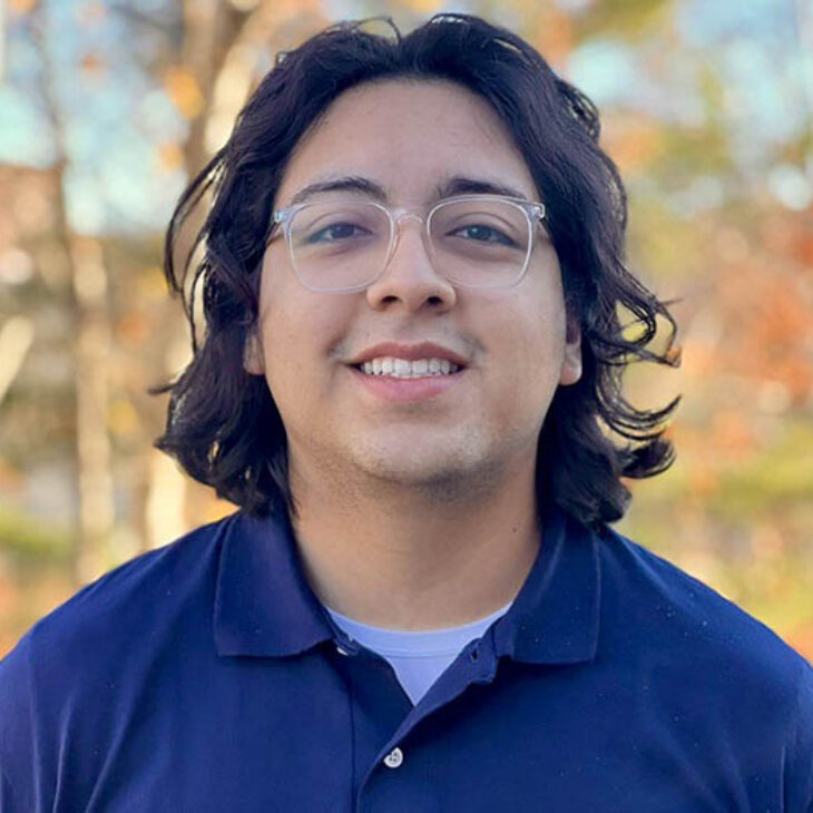 Oiram Duenas-Valles '26, Blue Key Ambassador