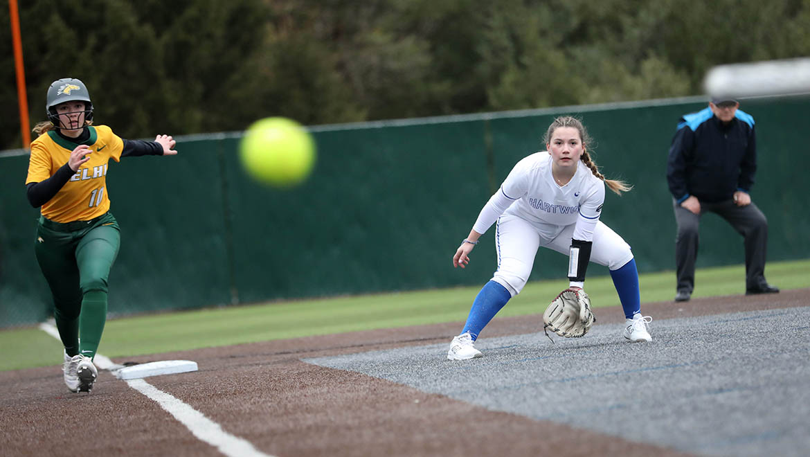 Autumn Millington ’27 in action on the softball field