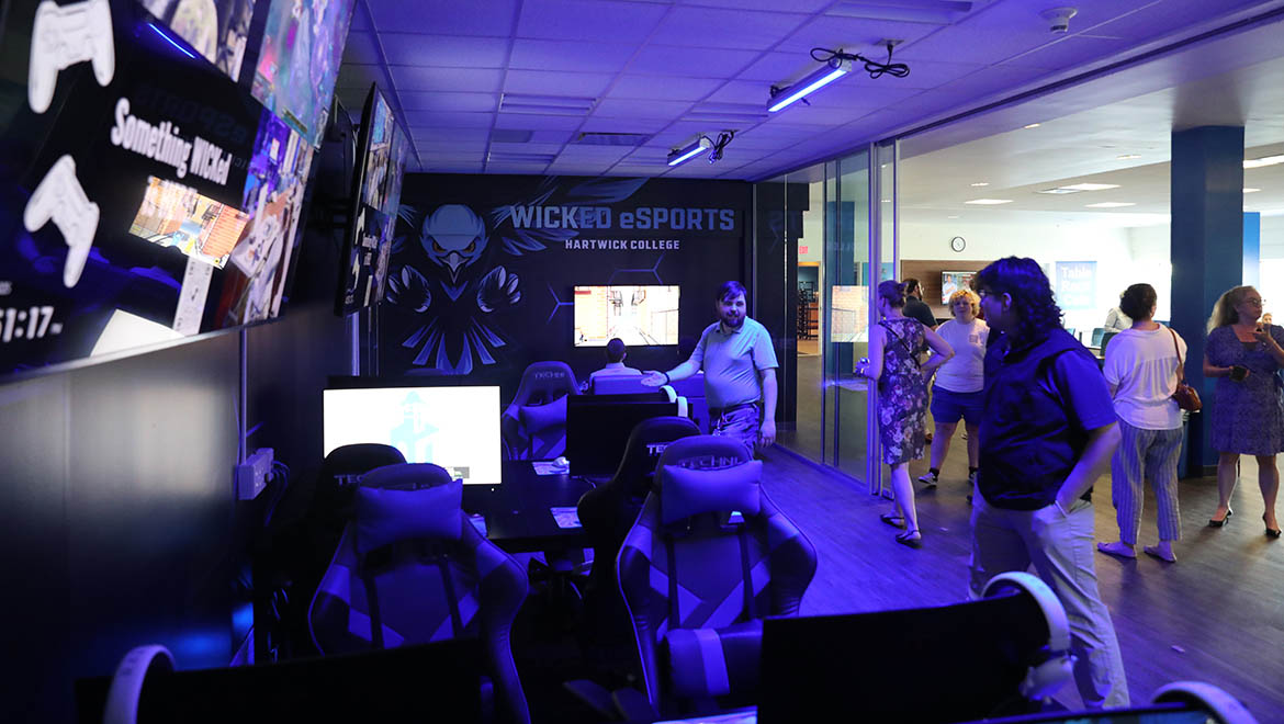 Opening of the Hartwick College Wicked Esports Center