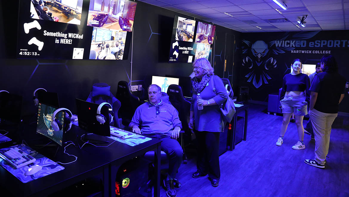Opening of the Hartwick College Wicked Esports Center