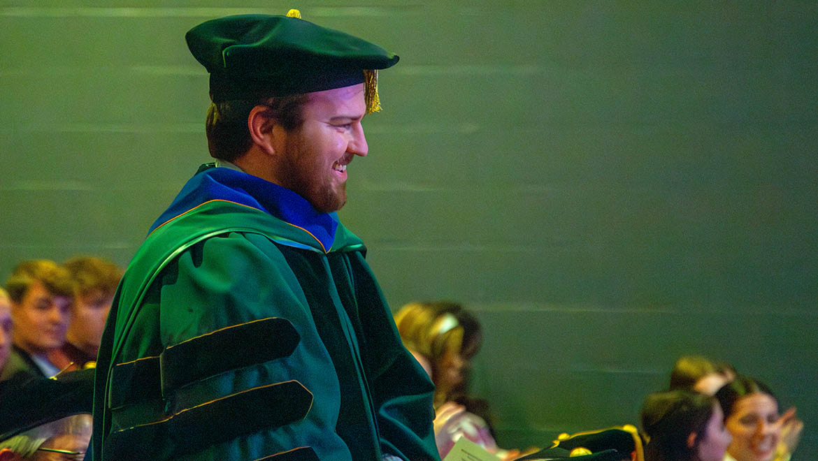 James Cochran at Honors Convocation