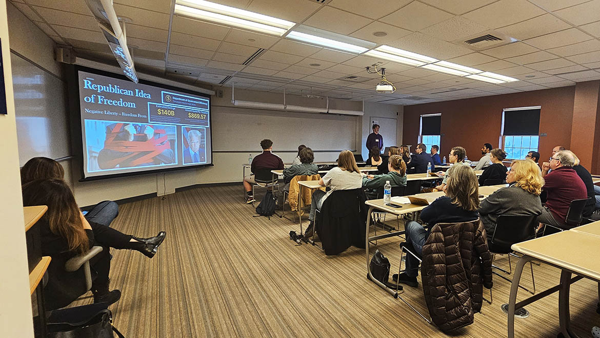 Presentation during the Sociology Symposium