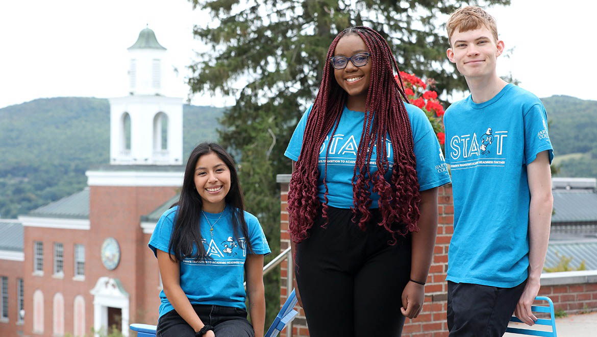 START mentors were Maya Lieberman-Bachman ’26, Max Gollhofer ’27, and Jahcenya Evans ’26