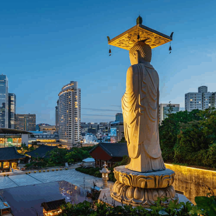 Bongeunsa Temple, Seoul, South Korea