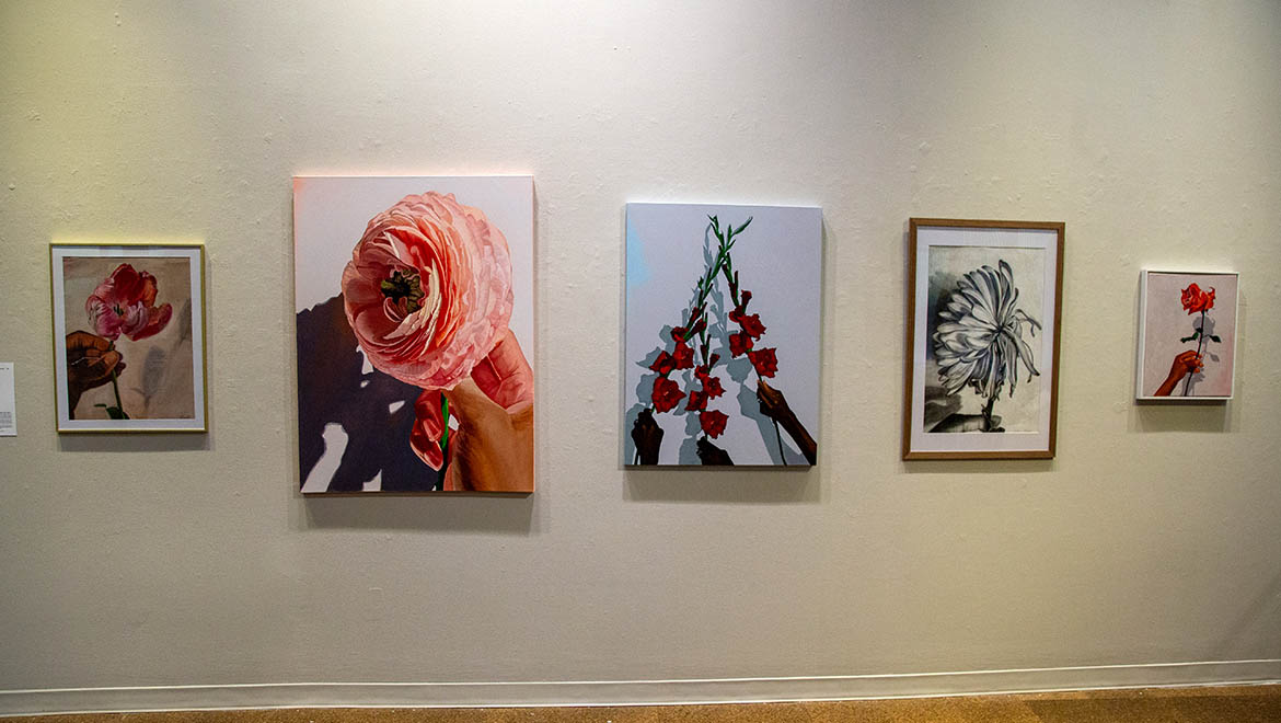 Hartwick College Alumni Art Show paintings