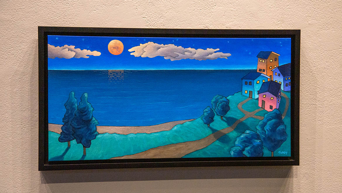 Hartwick College Alumni Art Show painting