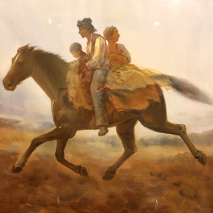 A Ride of Liberty painting