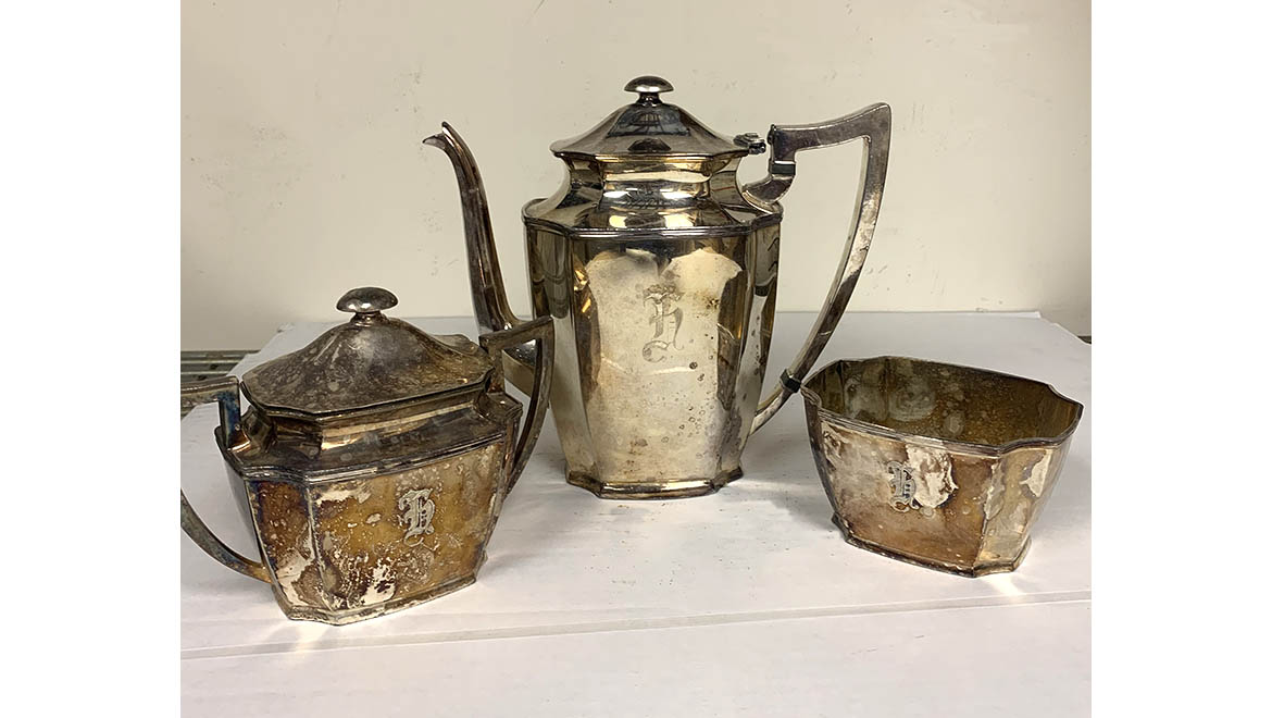 Hartwick College Tea Silver