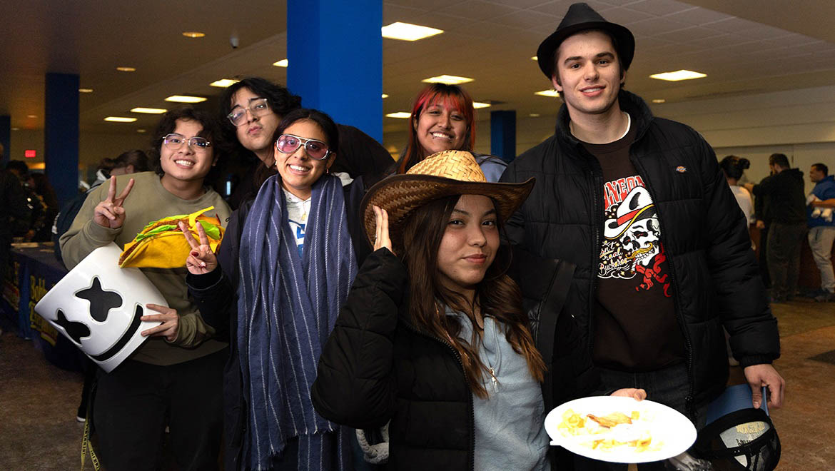 Hartwick College students at Wick Express Event