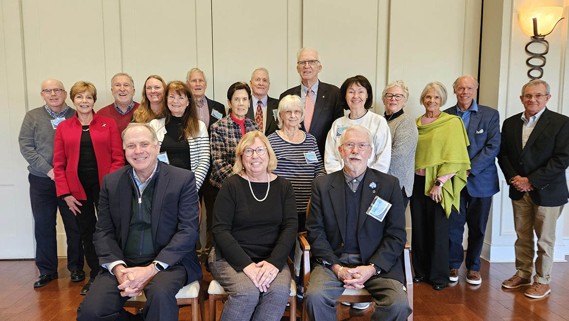 Hartwick College President Mullen, Dr. Bongiorno and Hartwick alumni and friends