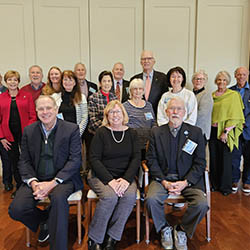Hartwick College President Mullen, Dr. Bongiorno and Hartwick alumni and friends