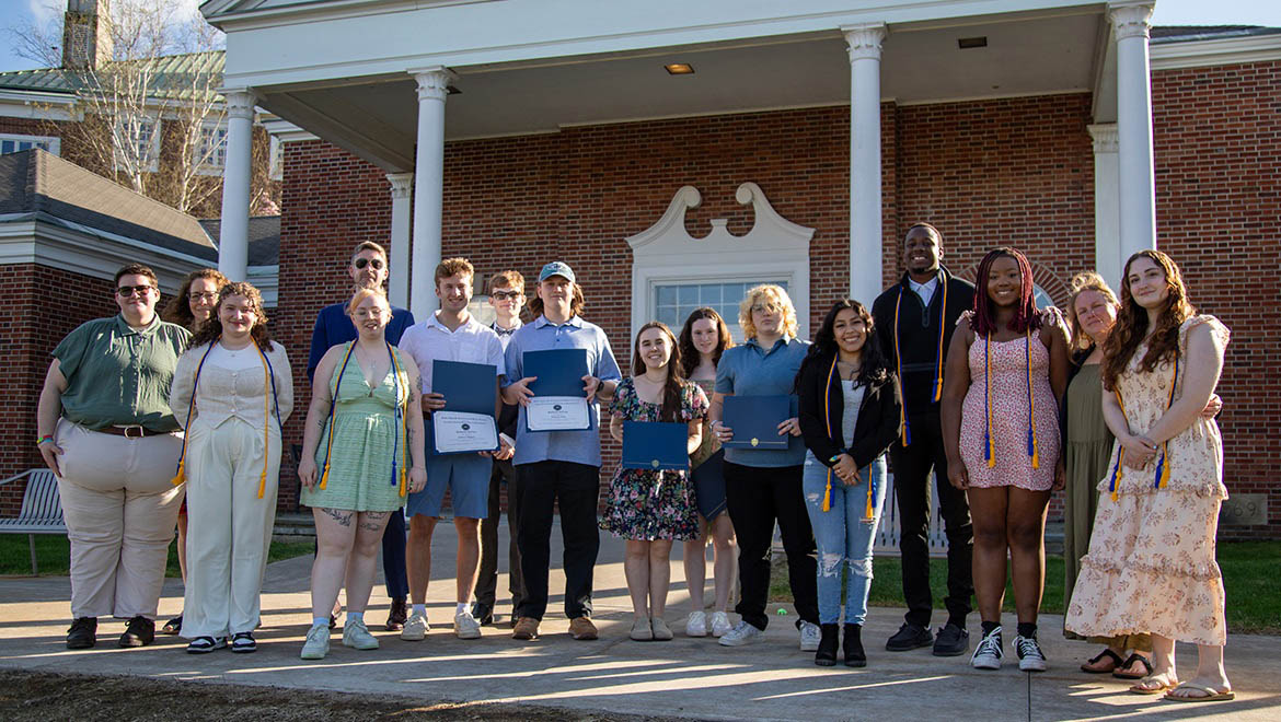 Hartwick College Eta Mu Chapter of Delta Alpha Pi academic honor society induction class 2026