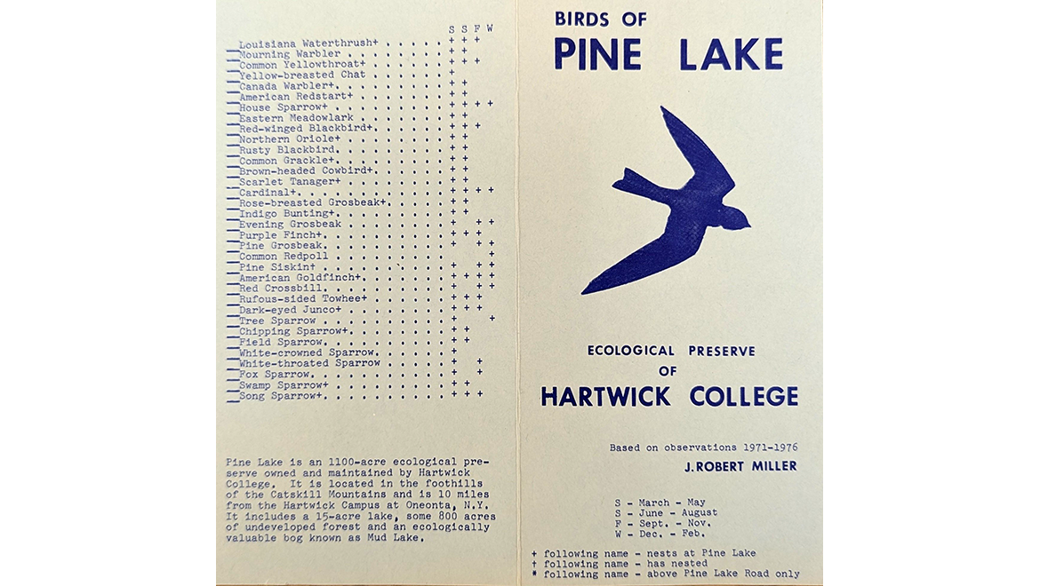 Birds of Pine Lake Guide