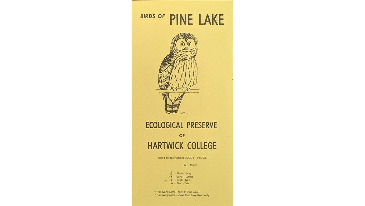 Birds of Pine Lake Guide
