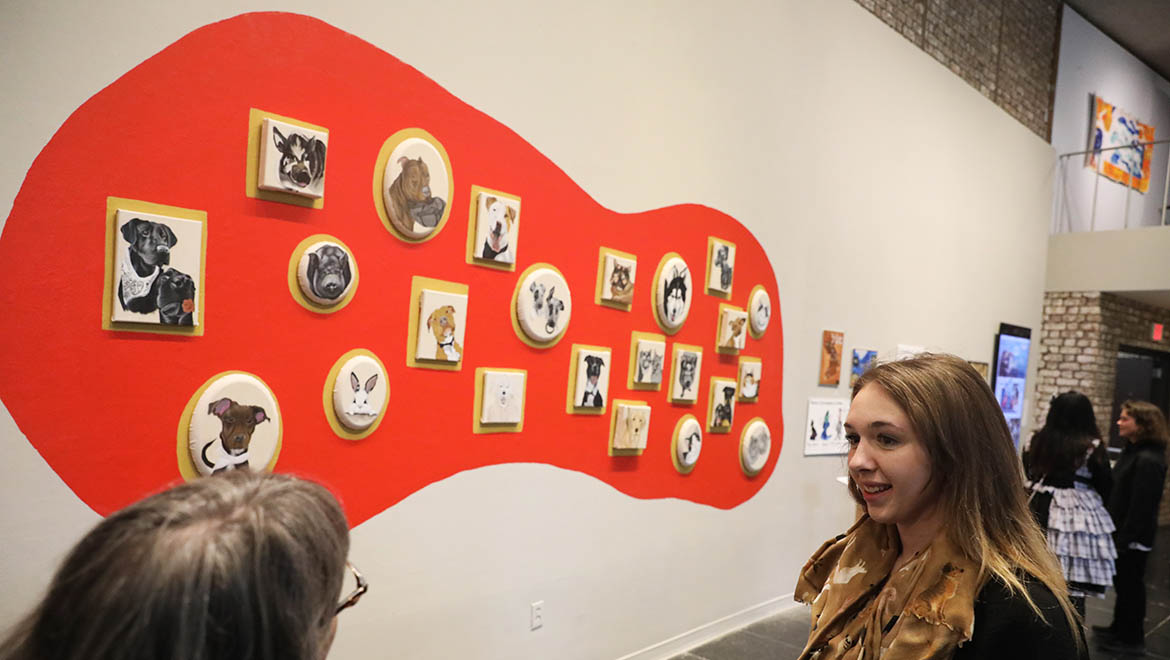 Hartwick College Senior Art Show 2026 during Student Showcase