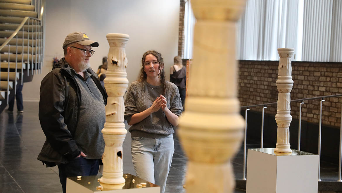 Hartwick College Senior Art Show 2026 during Student Showcase