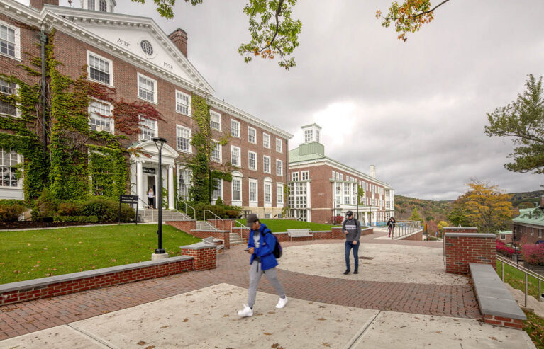Bresee Hall on Founders' Way, Hartwick College