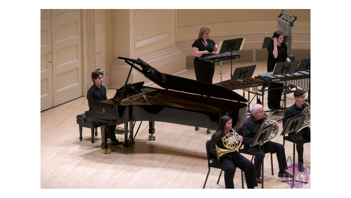 Hartwick College Wind Ensemble performing at Carnegie Hall