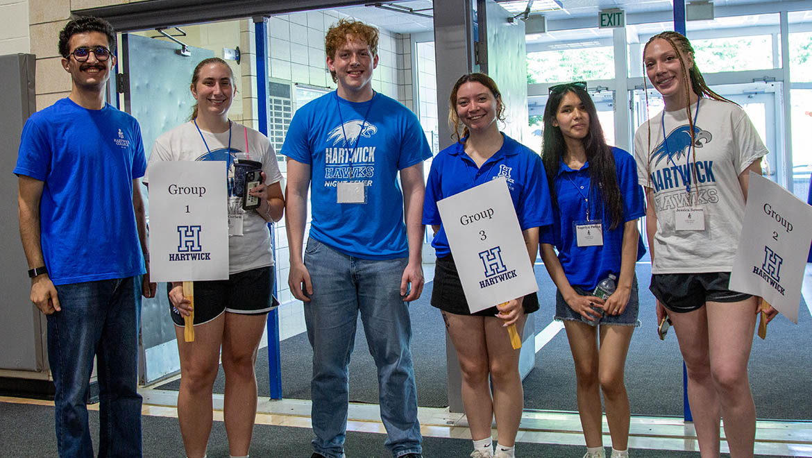 Hartwick College student New Student Orientation Group Leaders